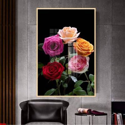 File in trần File gốc in bộ tranh decor treo tường đẹp hoa 5d DC1405 (bản gốc) đại dương