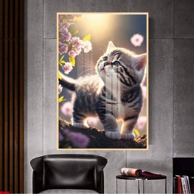 File ảnh File gốc in bộ tranh decor treo tường đẹp hoa 5d DC1443 (gốc) in decal dán tường