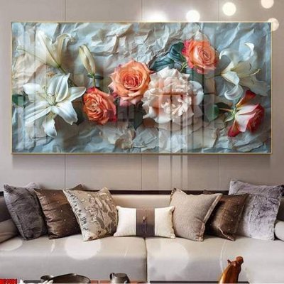 File PSD File gốc in bộ tranh decor treo tường đẹp hoa 5d DC1481 (gốc) nhiều lớp (multi-layer)