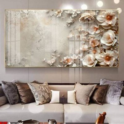 File gốc File gốc in bộ tranh decor treo tường đẹp hoa 5d DC1487 (in lụa) tranh thuận buồm