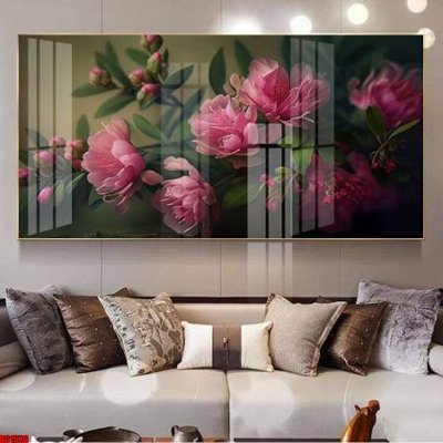 File gốc File gốc in bộ tranh decor treo tường đẹp hoa 5d DC1530 (in 3D) nghệ thuật