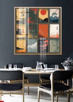 File gốc File gốc in bộ tranh decor treo tường đẹp hoa 5d DC1539 (phiên bản chuẩn) để in ấn