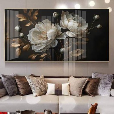 File tranh File gốc in bộ tranh decor treo tường đẹp hoa 5d DC1544 (gốc) chủ đề trừu tượng