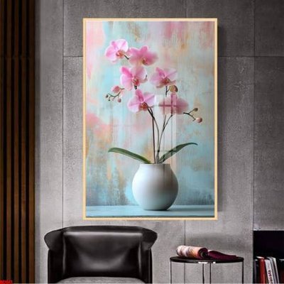 File in ấn chuyên nghiệp File gốc in bộ tranh decor treo tường đẹp hoa 5d DC1577 (file gốc)