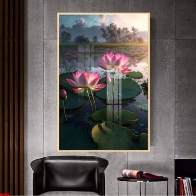 File tranh File gốc in bộ tranh decor treo tường đẹp hoa 5d DC1583 (ảnh gốc) sắc nét hoàn hảo