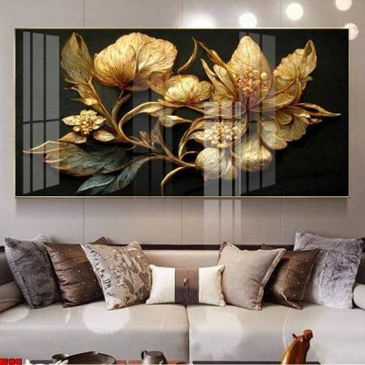 Tải về hình ảnh gốc File gốc in bộ tranh decor treo tường đẹp hoa 5d DC1641 sắc nét