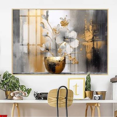 Tải file File gốc in bộ tranh decor treo tường đẹp hoa 5d DC1667 (PSD) cho in tranh 3D