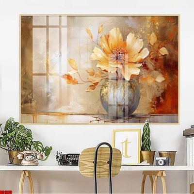 File tranh File gốc in bộ tranh decor treo tường đẹp hoa 5d DC1670 (file gốc) chuẩn màu in