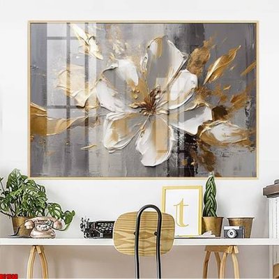 Hình ảnh file gốc File gốc in bộ tranh decor treo tường đẹp hoa 5d DC1688 cho in UV