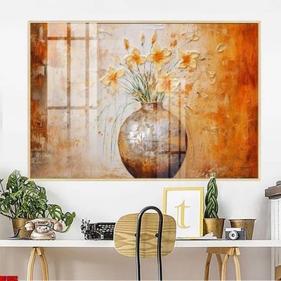 File tranh File gốc in bộ tranh decor treo tường đẹp hoa 5d DC1692 (gốc) in vải canvas