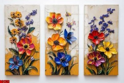 File ảnh File gốc in bộ tranh decor treo tường đẹp hoa 5d DC1752 (gốc) in backdrop sự kiện