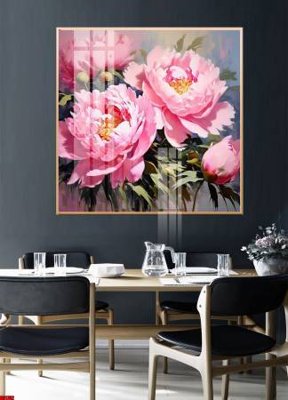 File tranh gốc File gốc in bộ tranh decor treo tường đẹp hoa 5d DC1762 (bản quyền) độc đáo