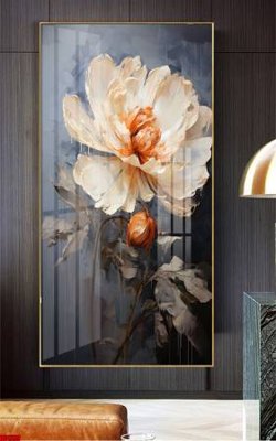 File in mica File gốc in bộ tranh decor treo tường đẹp hoa 5d DC1799 (bản gốc) sắc sảo