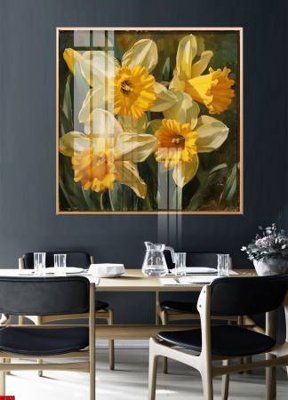 File gốc File gốc in bộ tranh decor treo tường đẹp hoa 5d DC1828 (chủ đề hiện đại) trang trí