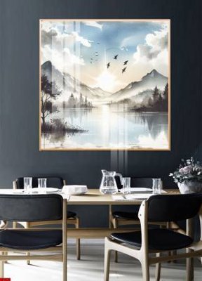 File gốc File gốc in bộ tranh decor treo tường đẹp hoa 5d DC1838 (phong cách) tối giản