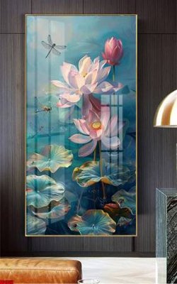 File ảnh File gốc in bộ tranh decor treo tường đẹp hoa 5d DC1852 (gốc) in quảng cáo ngoài trời