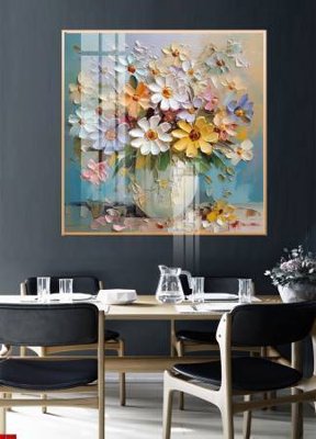 Download file gốc File gốc in bộ tranh decor treo tường đẹp hoa 5d DC1885 (in mica) trang trí