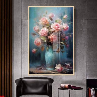 File gốc in ấn File gốc in bộ tranh decor treo tường đẹp hoa 5d DC1887 (sẵn sàng tải về)