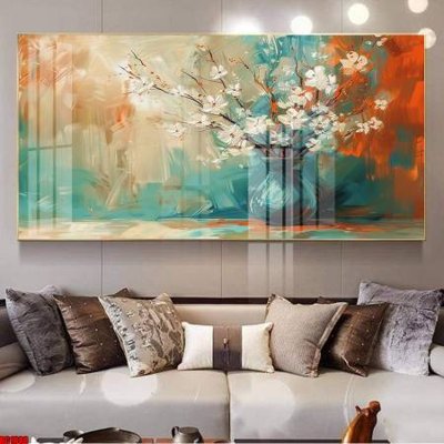 File tranh File gốc in bộ tranh decor treo tường đẹp hoa 5d DC1888 (gốc) in vải canvas