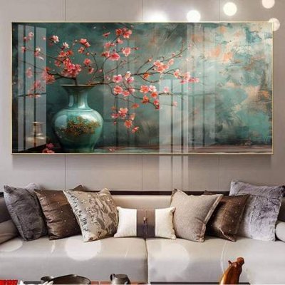 File tranh File gốc in bộ tranh decor treo tường đẹp hoa 5d DC1907 (bản gốc) in canvas