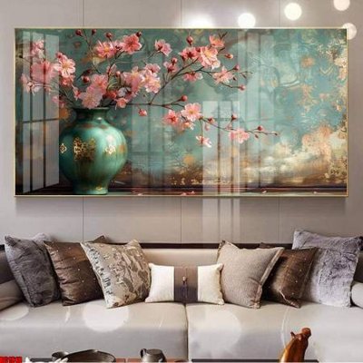 File tranh gốc File gốc in bộ tranh decor treo tường đẹp hoa 5d DC1918 (bản quyền) độc đáo