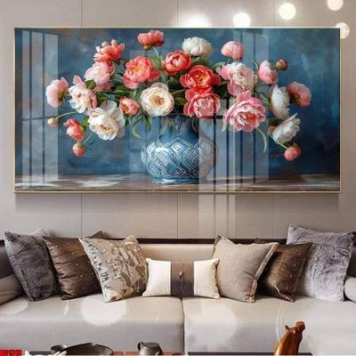 File ảnh gốc File gốc in bộ tranh decor treo tường đẹp hoa 5d DC1919 (chuyên in mica)