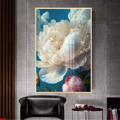 File in mica File gốc in bộ tranh decor treo tường đẹp hoa 5d DC1960 (bản gốc) sắc sảo