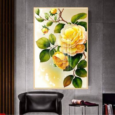 File ảnh File gốc in bộ tranh decor treo tường đẹp hoa 5d DC1970 (gốc) trang trí khách sạn