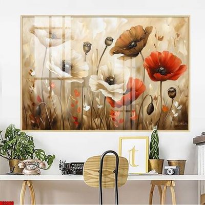File in trần File gốc in bộ tranh decor treo tường đẹp hoa 5d DC2006 (bản gốc) phong cảnh