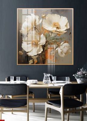 File ảnh File gốc in bộ tranh decor treo tường đẹp hoa 5d DC2016 (gốc) trang trí khách sạn