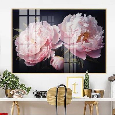 File PSD File gốc in bộ tranh decor treo tường đẹp hoa 5d DC2020 (gốc) tách lớp chi tiết