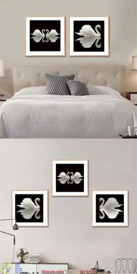 Mua file ảnh gốc Tranh đôi thiên nga DC203 (chất lượng cao)