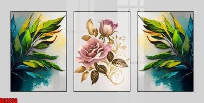 Tải file gốc File gốc in bộ tranh decor treo tường đẹp hoa 5d DC2030 (bản PSD) đầy đủ layer