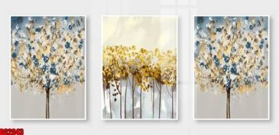 File tranh gốc File gốc in bộ tranh decor treo tường đẹp hoa 5d DC2043 (bản quyền) Filetranh.com