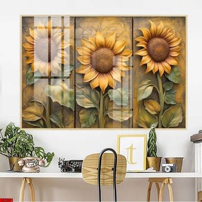 File PSD File gốc in bộ tranh decor treo tường đẹp hoa 5d DC2081 (gốc) cho designer