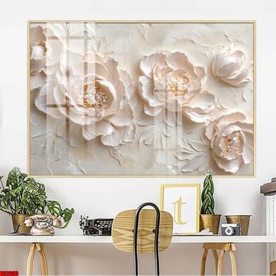 File tranh File gốc in bộ tranh decor treo tường đẹp hoa 5d DC2083 (file gốc) chuẩn màu in