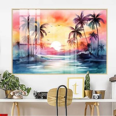 File gốc File gốc in bộ tranh decor treo tường đẹp hoa 5d DC2092 (PNG) chất lượng cao