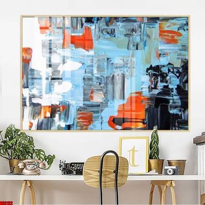 File tranh File gốc in bộ tranh decor treo tường đẹp hoa 5d DC2122 (gốc) in film