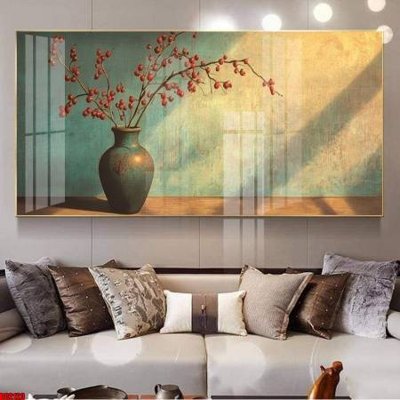 File in trần File gốc in bộ tranh decor treo tường đẹp hoa 5d DC2123 (bản gốc) hoa văn