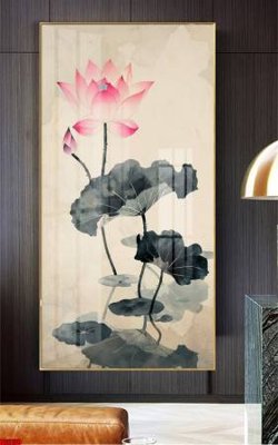 Ảnh gốc File gốc in bộ tranh decor treo tường đẹp hoa 5d DC2130 (độ nét cao) in tráng gương