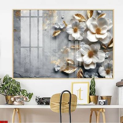 File PSD File gốc in bộ tranh decor treo tường đẹp hoa 5d DC2144 (bản gốc) đã tách nền