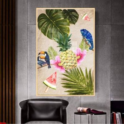 Download file gốc File gốc in bộ tranh decor treo tường đẹp hoa 5d DC2163 (in mica) 3D