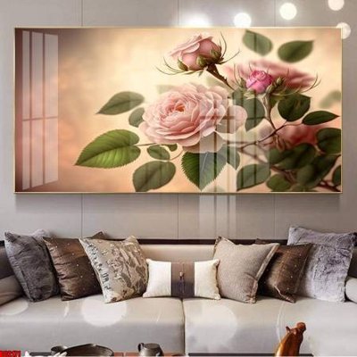 Tải file File gốc in bộ tranh decor treo tường đẹp hoa 5d DC2171 (PSD) cho in tranh 3D