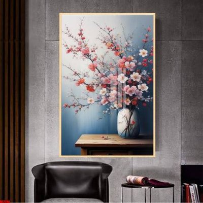 File PSD File gốc in bộ tranh decor treo tường đẹp hoa 5d DC2206 (gốc) nhiều lớp (multi-layer)