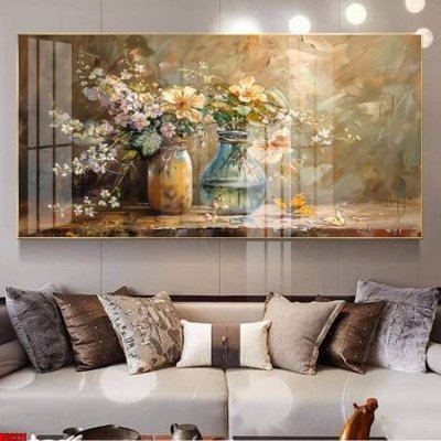 Tải về hình ảnh gốc File gốc in bộ tranh decor treo tường đẹp hoa 5d DC2211 sắc nét