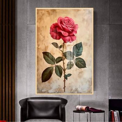 File tranh File gốc in bộ tranh decor treo tường đẹp hoa 5d DC2233 (ảnh gốc) độ nét vượt trội