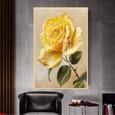 File gốc File gốc in bộ tranh decor treo tường đẹp hoa 5d DC2237 (cho in UV) siêu nét