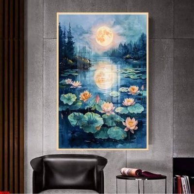 File in trần File gốc in bộ tranh decor treo tường đẹp hoa 5d DC2256 (file gốc) hoa văn 3D