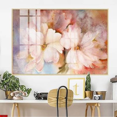 Download file gốc File gốc in bộ tranh decor treo tường đẹp hoa 5d DC2262 (in mica) trong suốt
