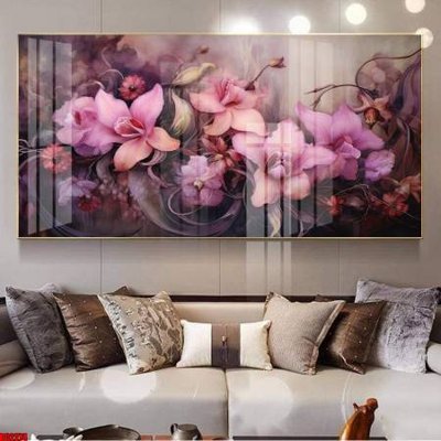 Download file File gốc in bộ tranh decor treo tường đẹp hoa 5d DC2274 (chuẩn in) chất lượng cao